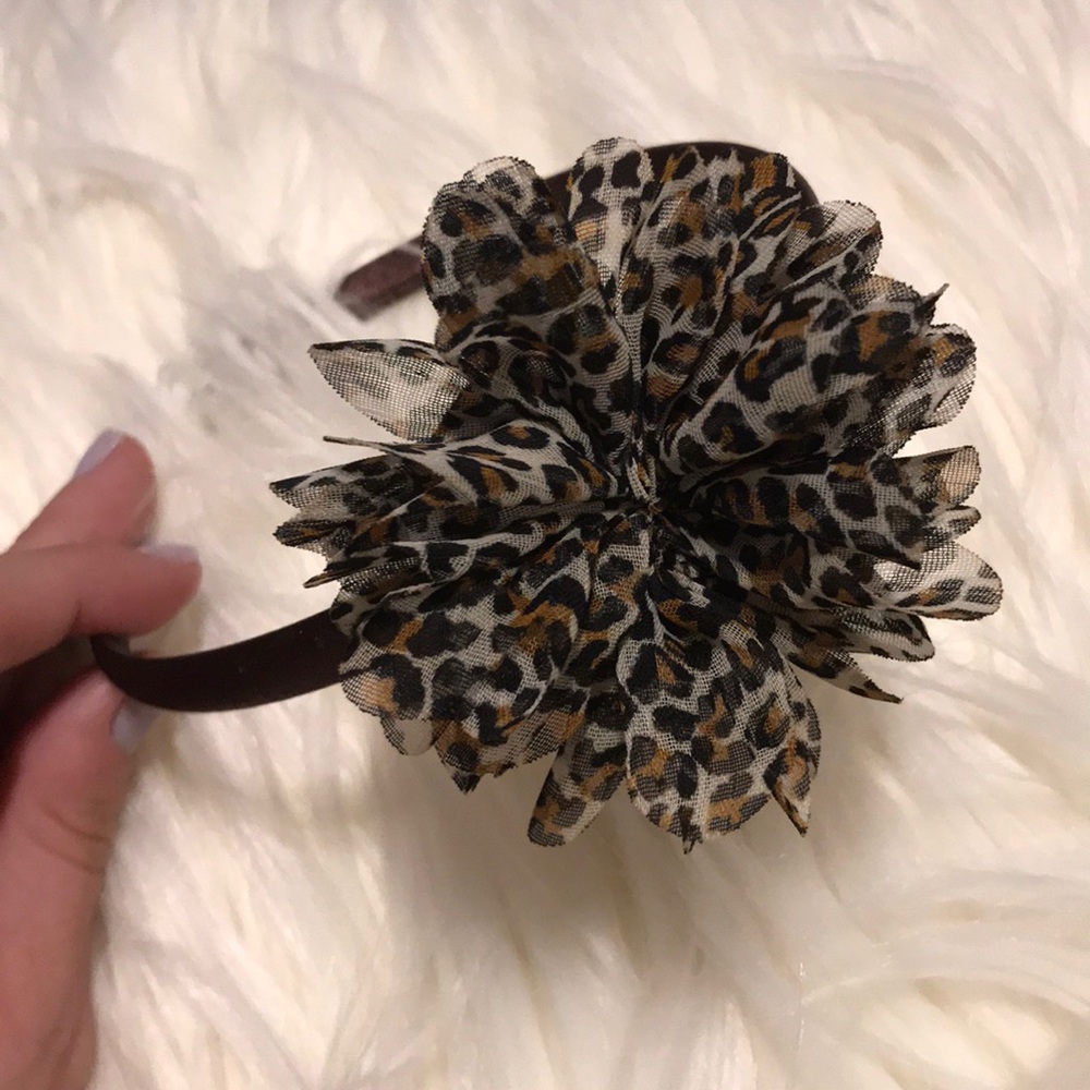 Girls Leopard headband